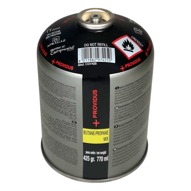 UTGÅTT SE NR 02676 GASSBOKS SKRUEFESTE 450 G. 7/16"
