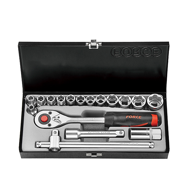 SUPER LOCK PIPENØKKELSETT 17 DELER 1/2"
