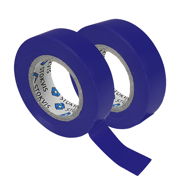 ELEKTRIKERTAPE BLÅ 2-PACK 15MM X 10M