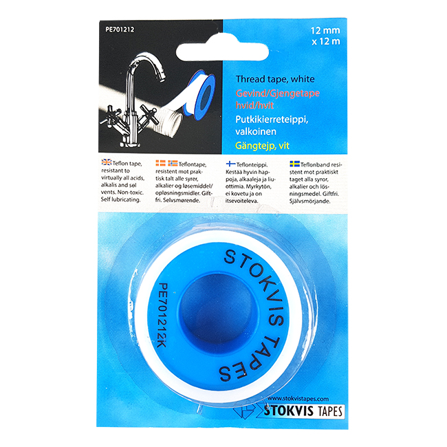 GJENGETAPE 12MM X 12M