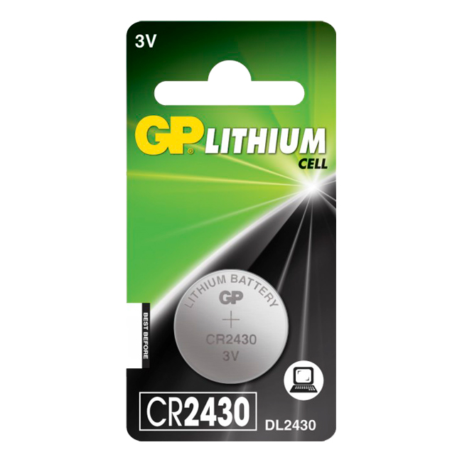 GP CR 2430 KNAPPCELLEBATTERI