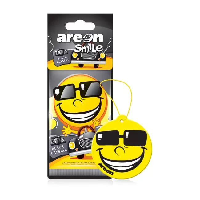 LUFTFRISKER SMILEY BLACK CRYSTAL