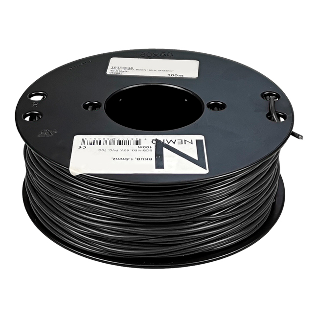 EL-KABEL 1 X 1,5 KV. SORT